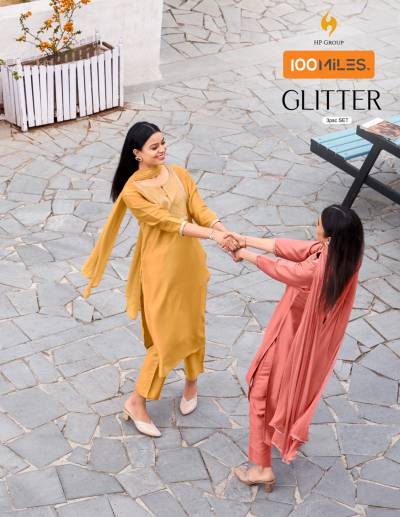 Glitter By 100 Miles Designer Readymade Salwar Kameez Collection